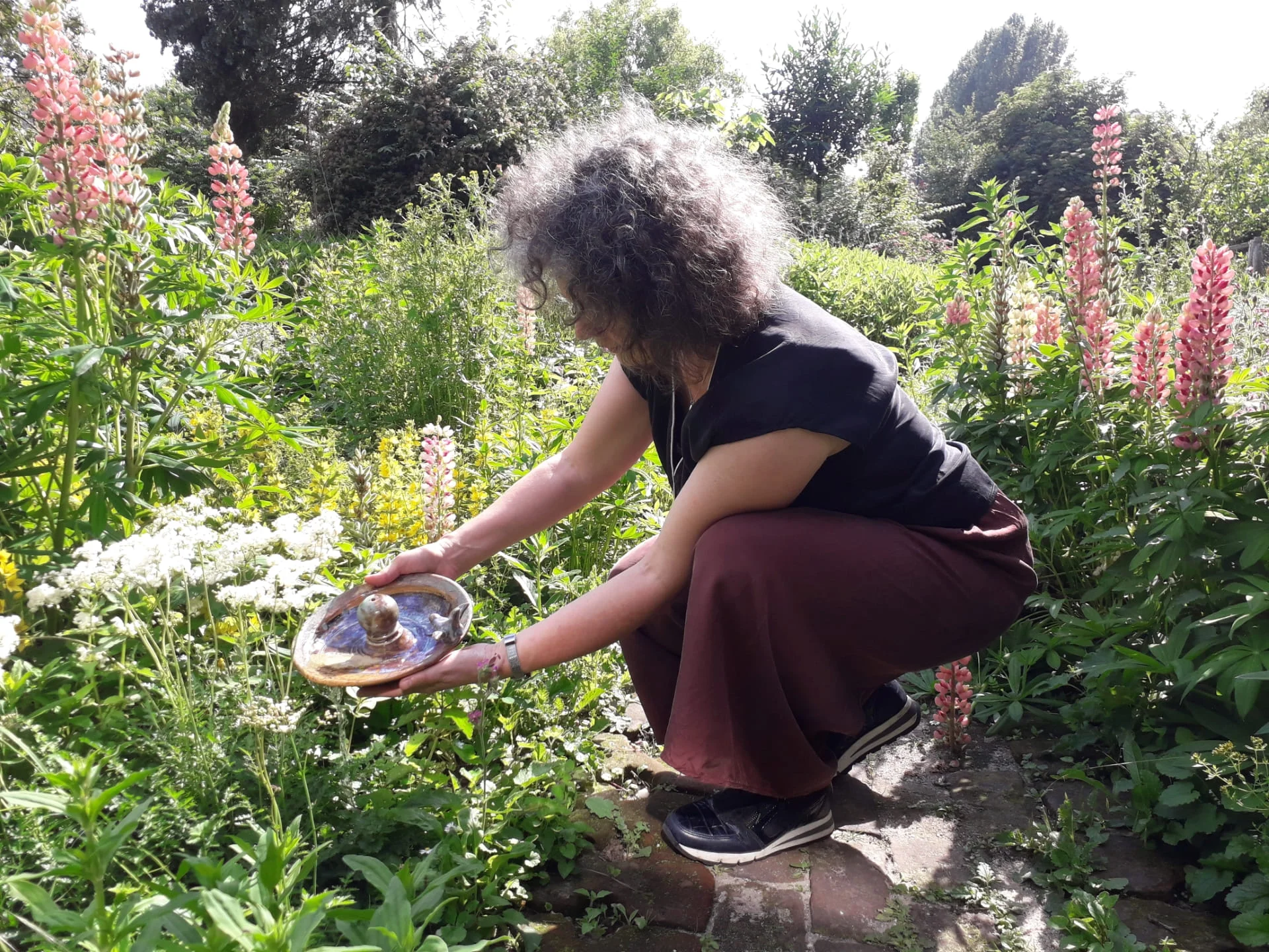 Water terug geven aan de natuur bloemen